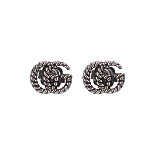 ITG7FFW6CQIN GUCCI Double G Earrings Silver