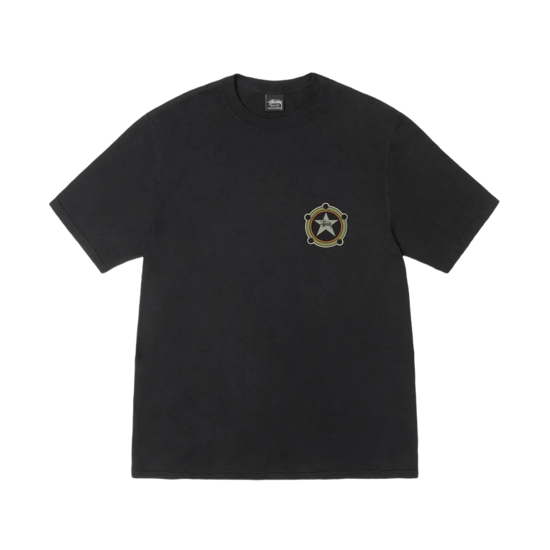 스투시 레인저 티셔츠 피그먼트 다이드 블랙(Stussy Ranger T-Shirt Pigment Dyed Black) - 2