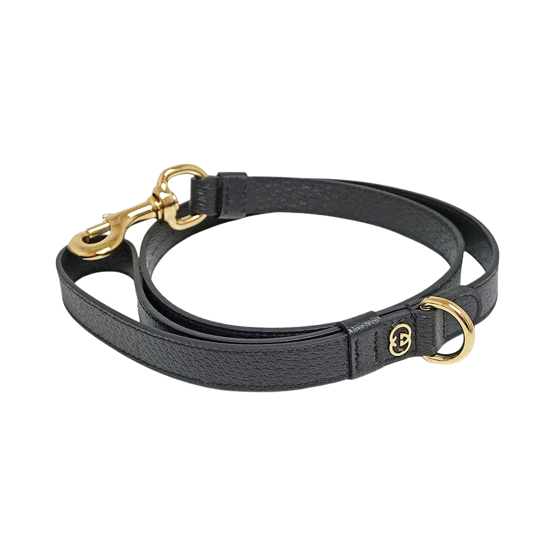692949-2ZR0G-1000 Gucci GG Pet Leash Gold Black
