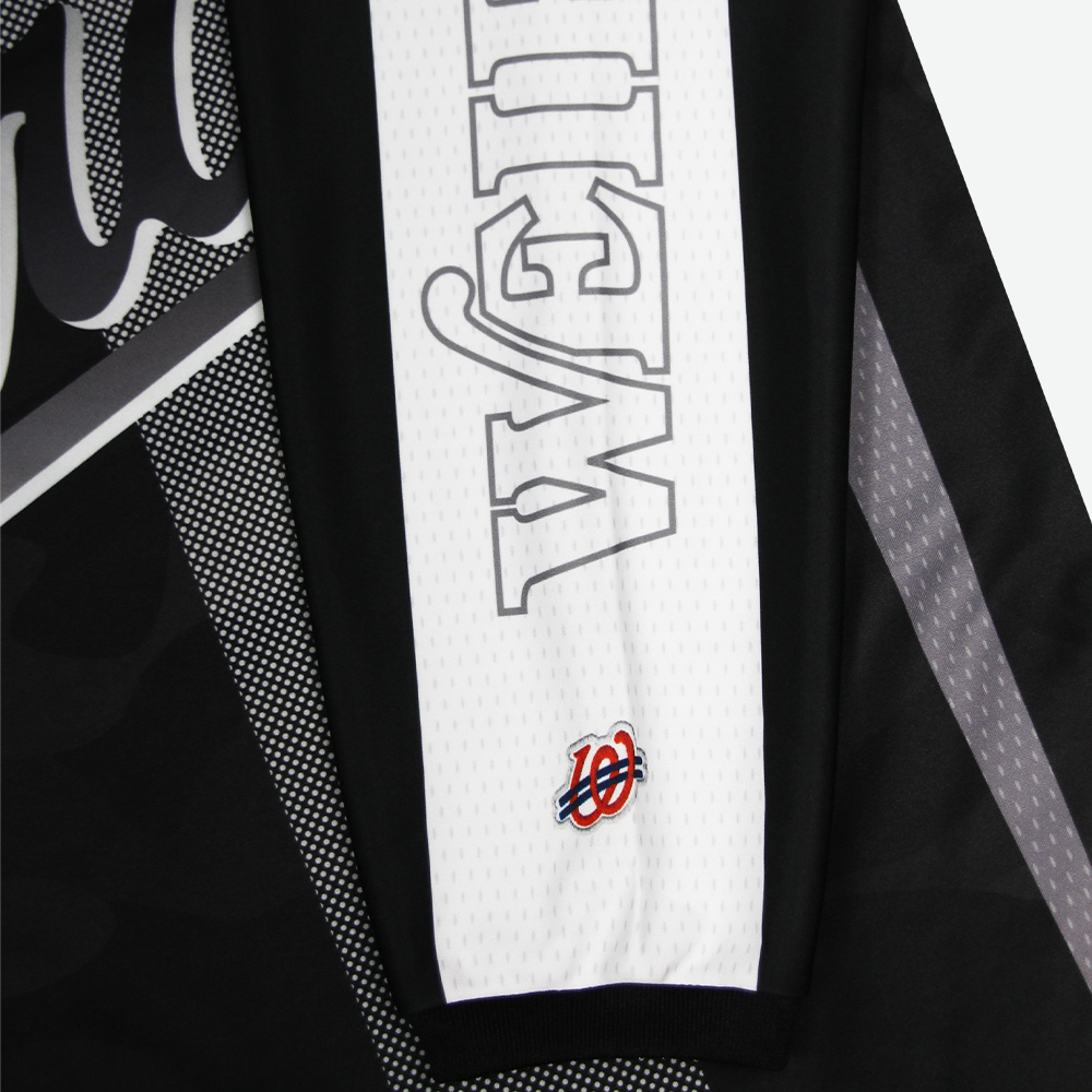 위얼드월드 스타디움 싸커저지 롱슬리브 블랙(Weird World Stadium Soccer Jersey Long Sleeve Black) - 5