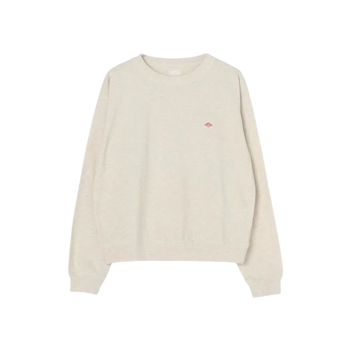 DT-C0203 (W) Danton Long Sleeve Sweat T-Shirt Greige