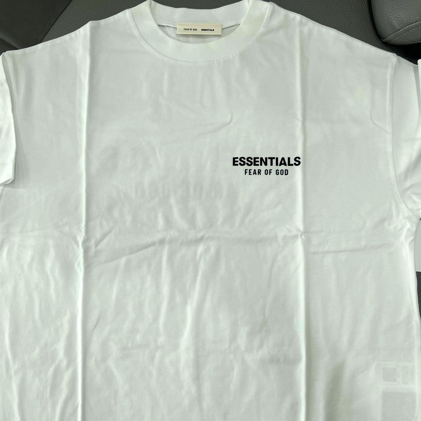 Essentials Classic Short Sleeve T-Shirt Bright White - 25SS 착용 스타일