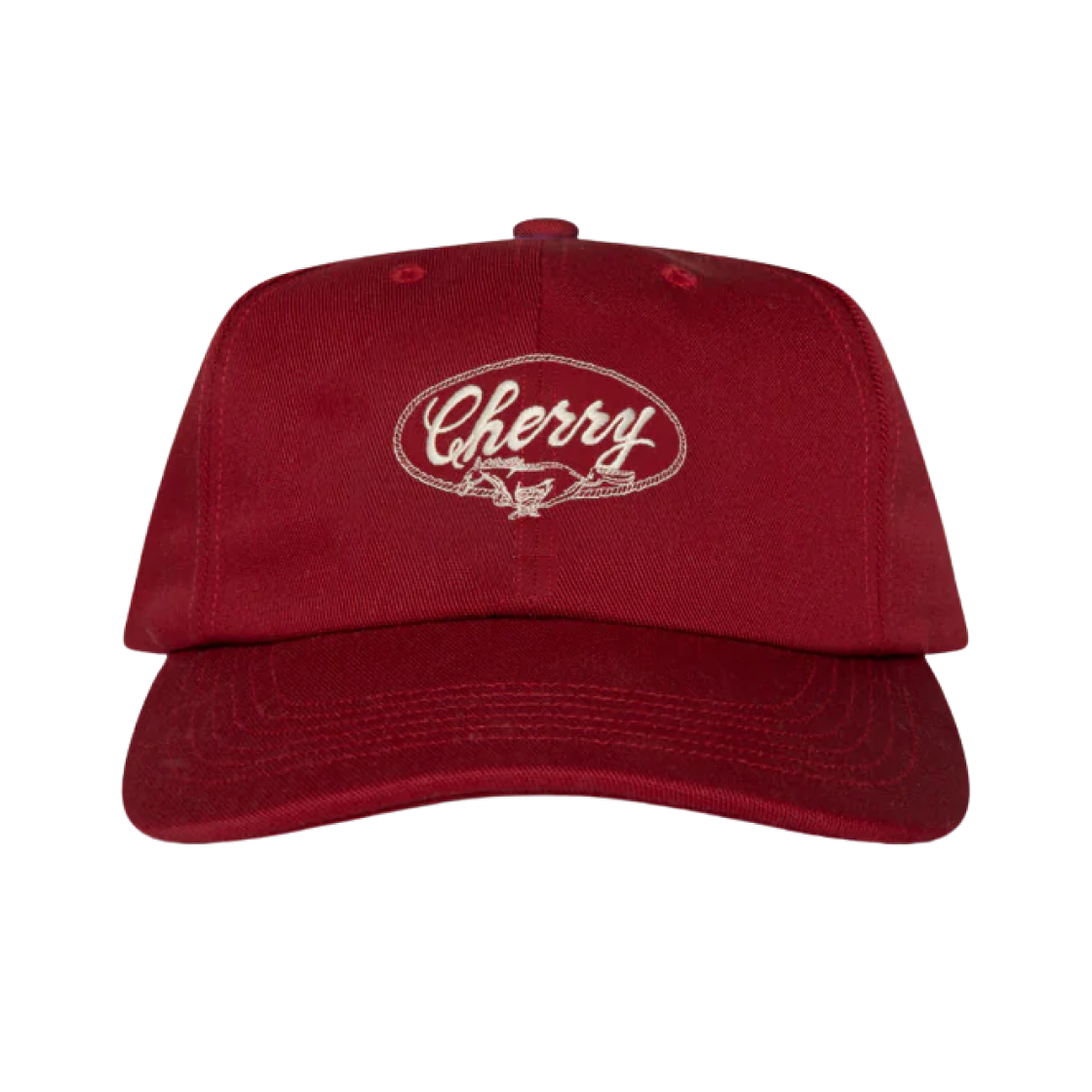 - Cherry LA Horse Power Unstructured Hat Red