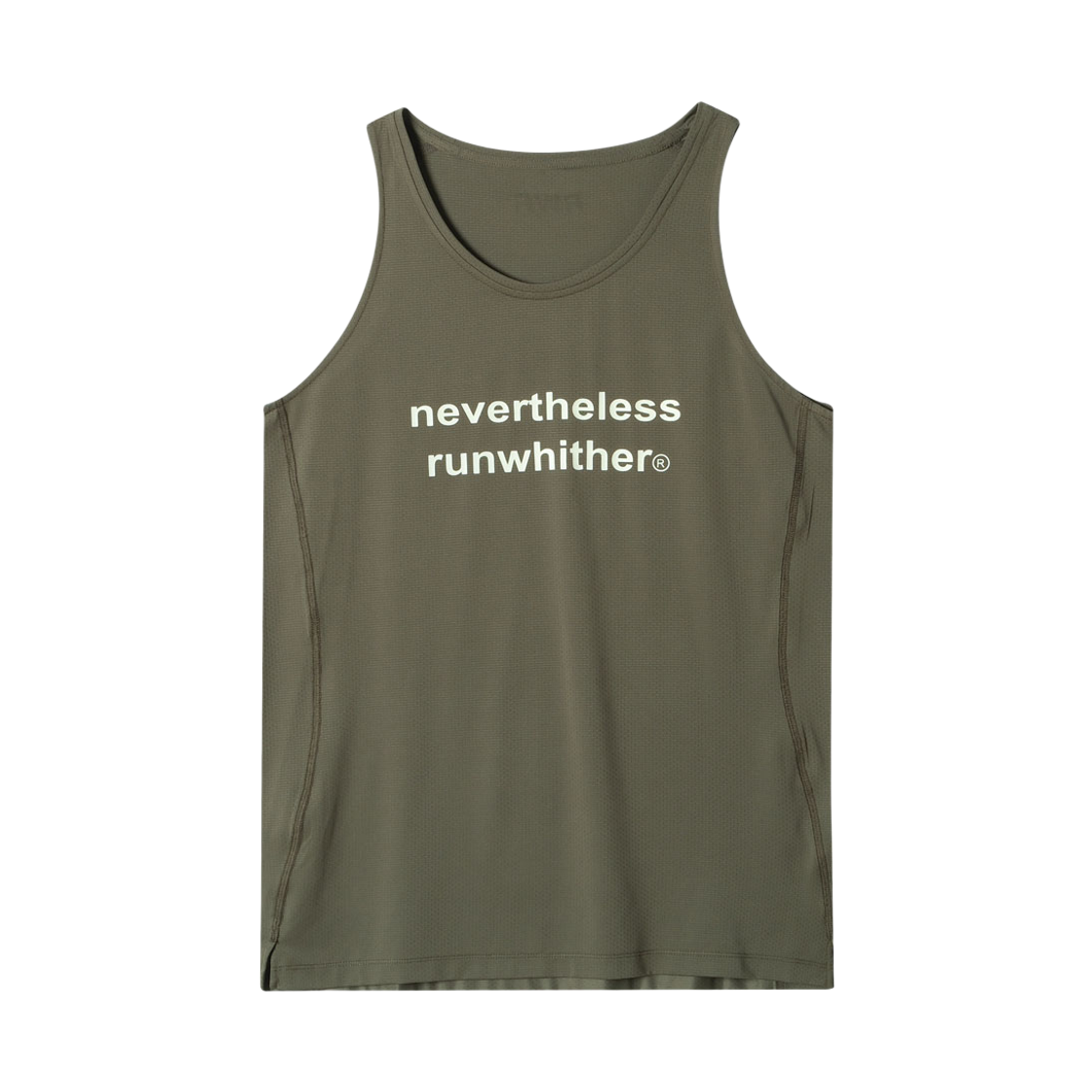 [KREAM 단독] 런위더 레이싱 싱글렛 카키([KREAM 단독] runwhither Racing Singlet Khaki)