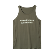 runwhither Racing Singlet Khaki