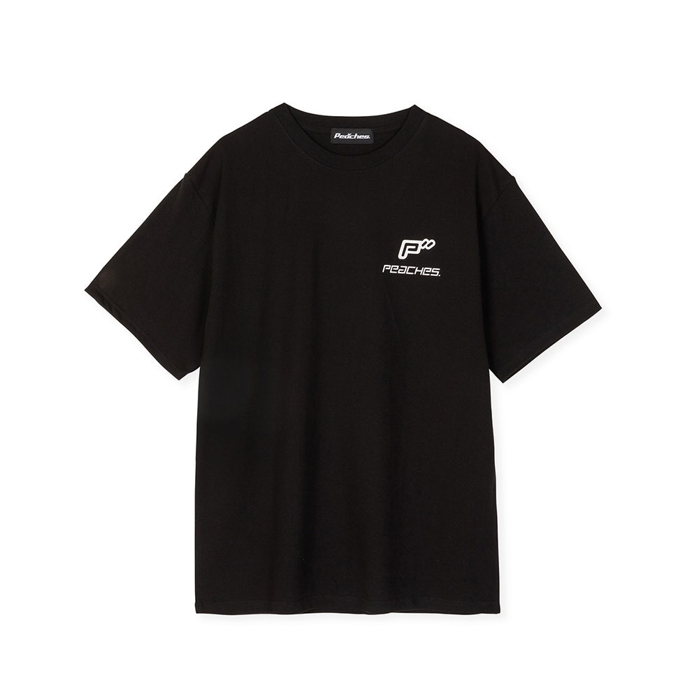 PCS25GXSS003 Peaches. Outline Logo S/S Tee Black - #2