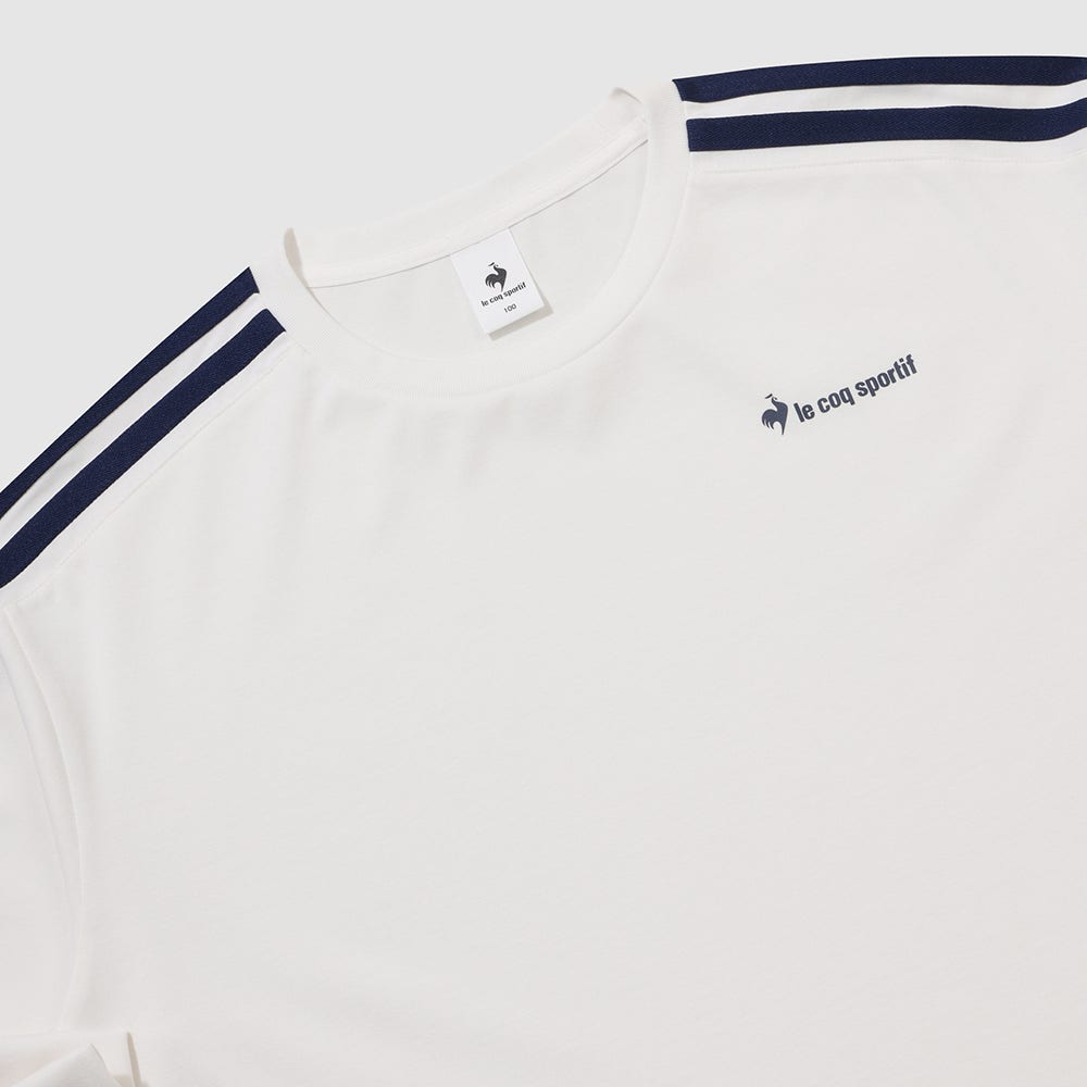 QQ323LRL82_IVY0 le coq sportif Unisex Sunday Loose Long-Sleeve T-Shirt Ivory - #4