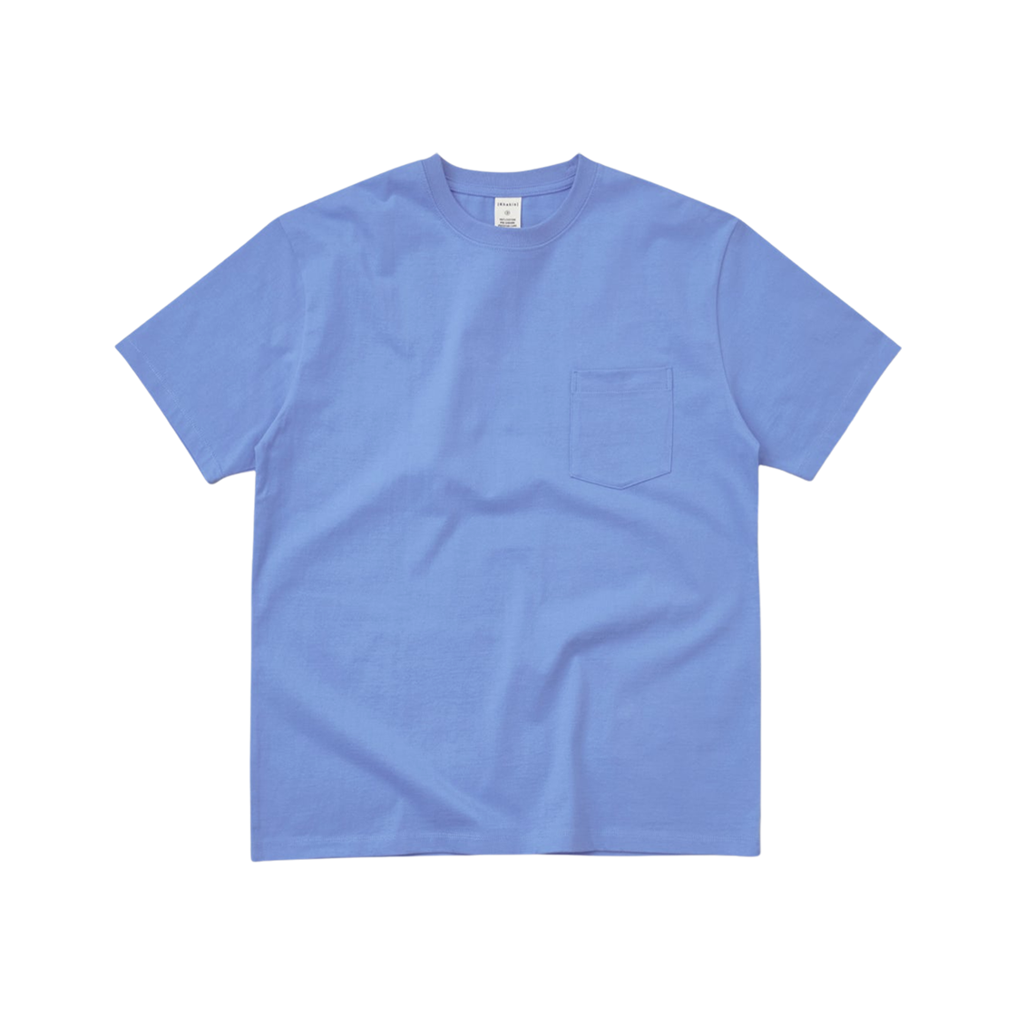 - Khakis Recycle Cotton S/S T-Shirt Light Blue