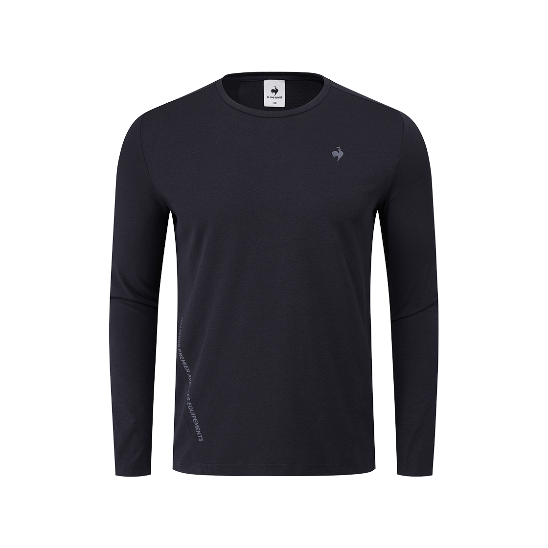 QQ313ERL71_BLK0 le coq sportif Essential Regular Fit DualFlex Long Sleeve T-Shirt Black