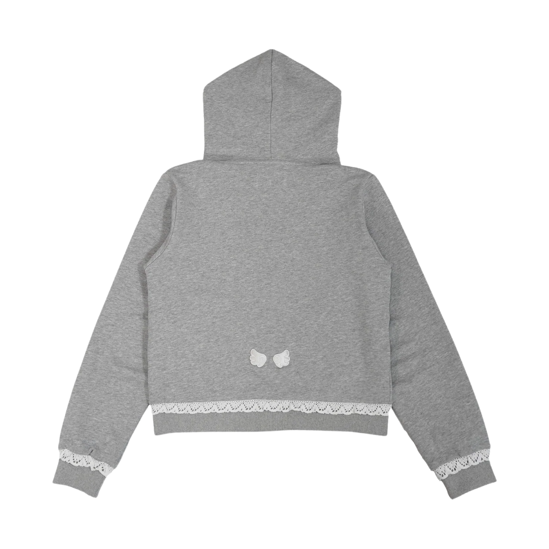 Tie Me wings lace zip hoodie グレー W) 타이미 윙스 레이스 집 후드 그레이 | Tie. Me | KREAM