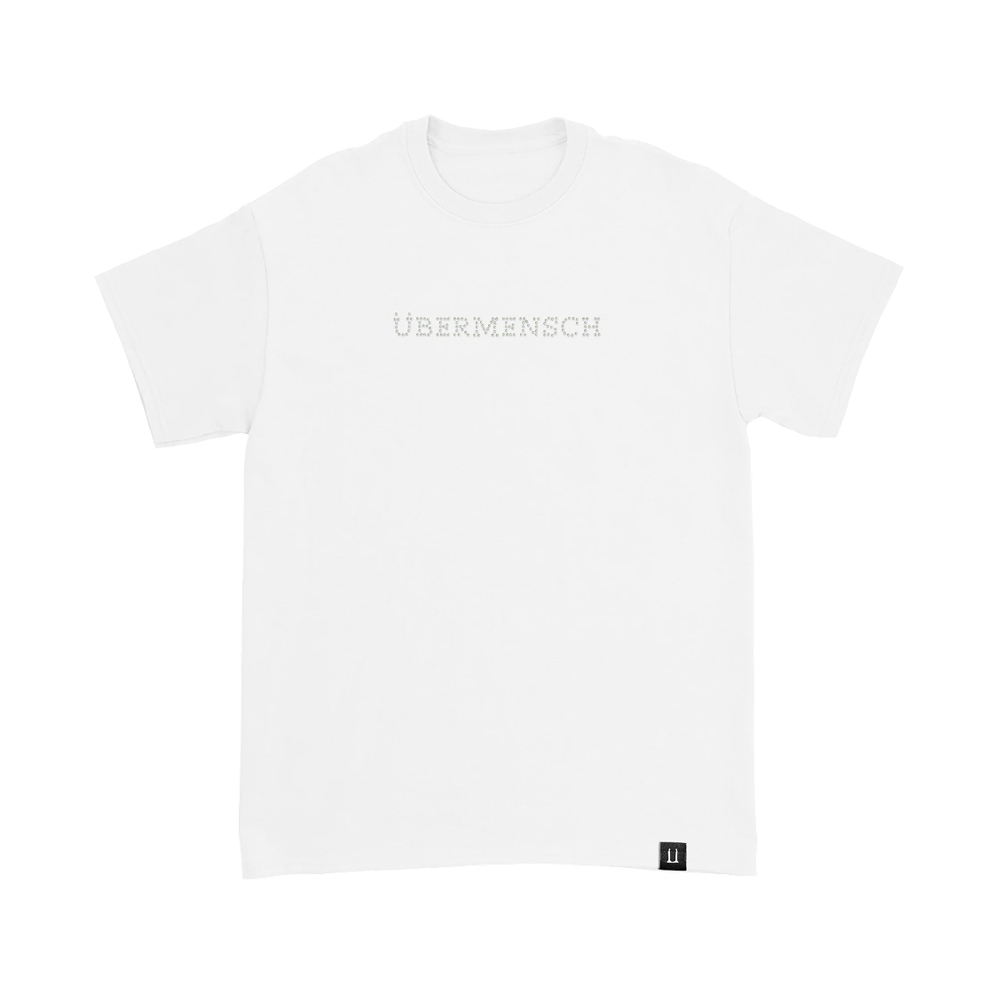 지드래곤 위버멘쉬 라인스톤 티셔츠 화이트(G-DRAGON Ubermensch Rhinestone T-Shirt White)