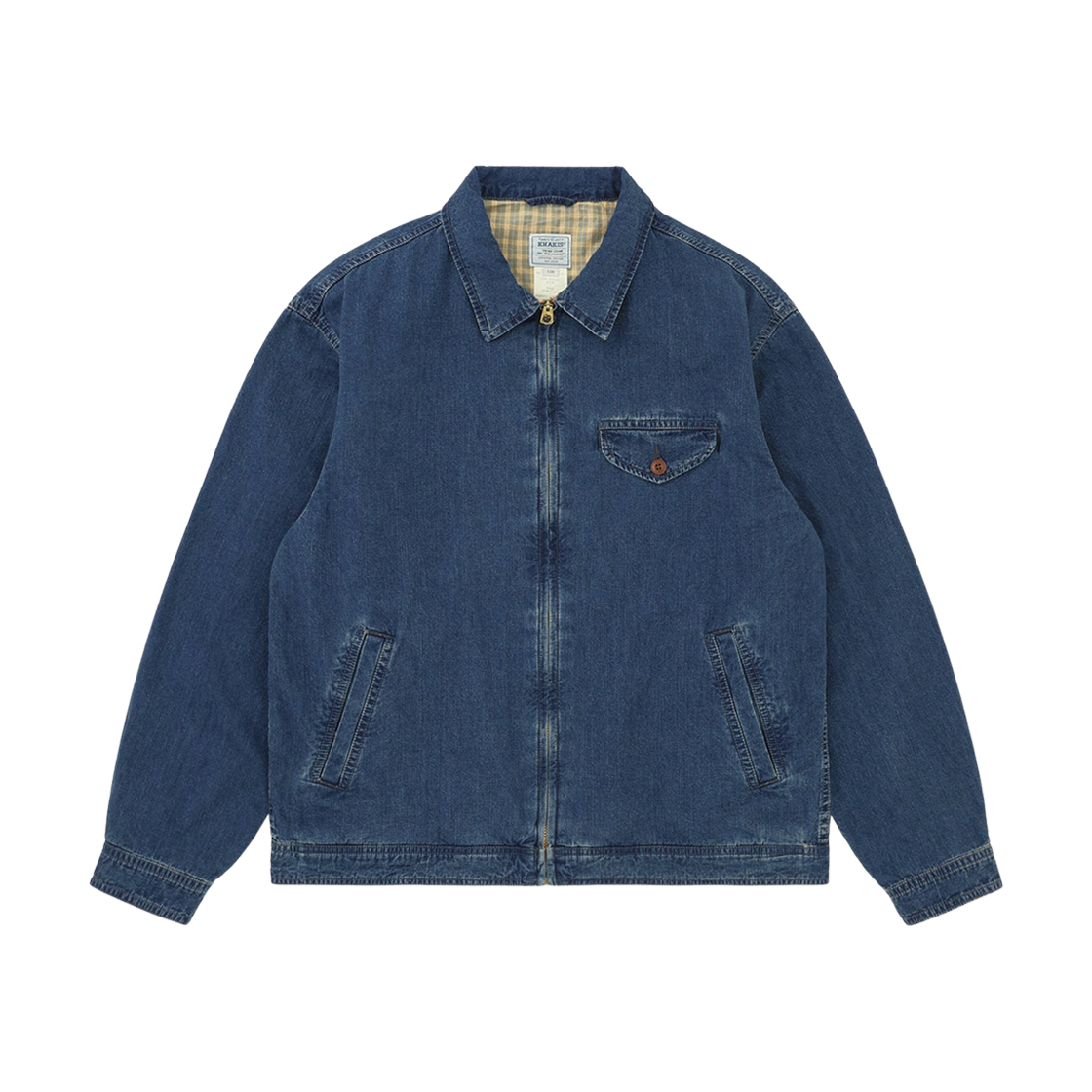 카키스 인디고 스윙 자켓 미드 블루(Khakis Indigo Swing Jacket Mid Blue)