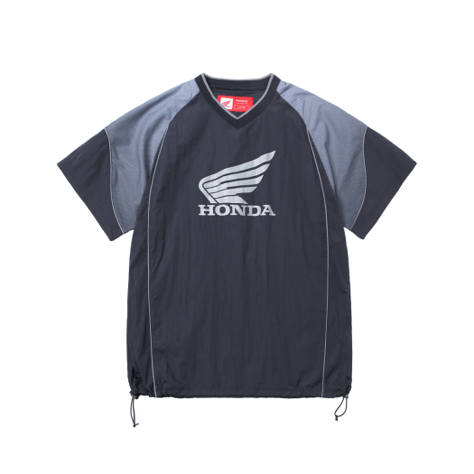 HFM1SS302BNA Honda Speed Track nylon Short sleeve Navy