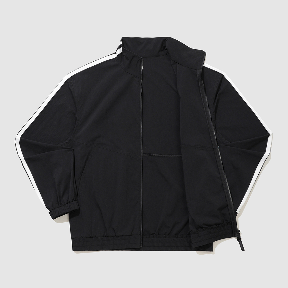 르꼬끄 스포르티브 유니 선데이 홑겹 자켓  - 블랙(QQ323LJK81)(le coq sportif Unisex Sunday jacket Black) - 4