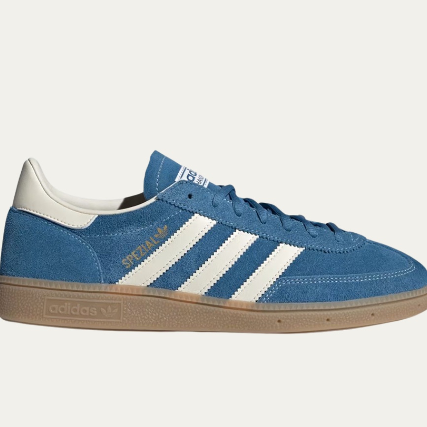 Adidas Spezial Handball Core Blue Cream White 착용 스타일