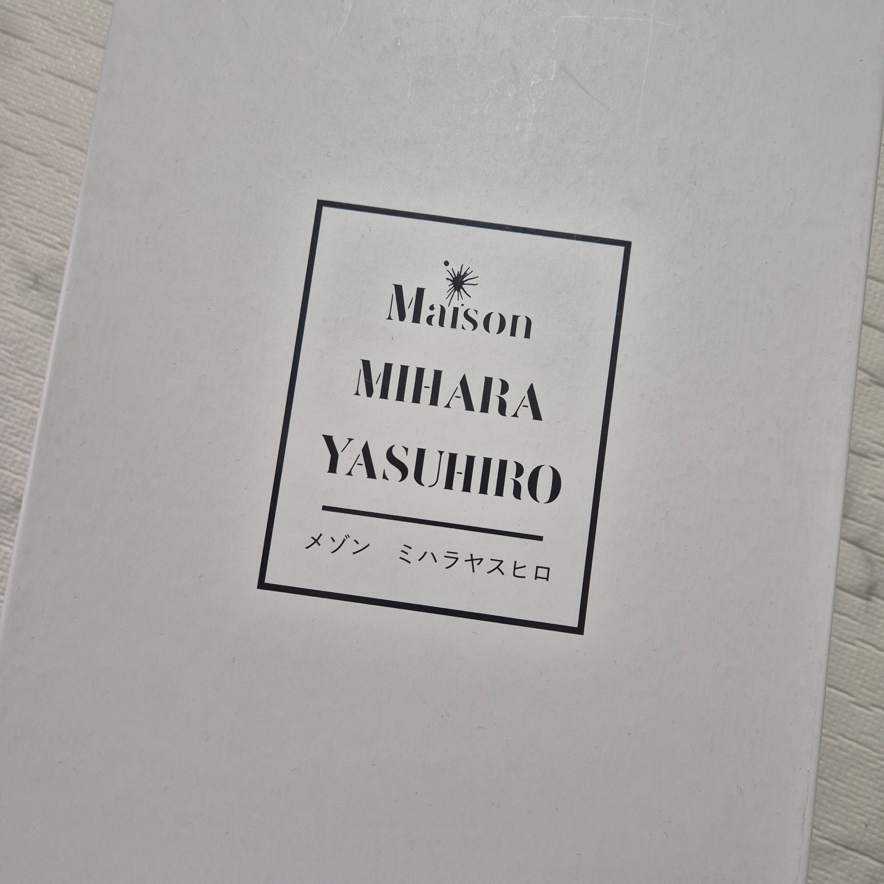 Maison Mihara Yasuhiro Blakey OG Sole Canvas Low-top Sneakers Black Black 착용 스타일 - 1
