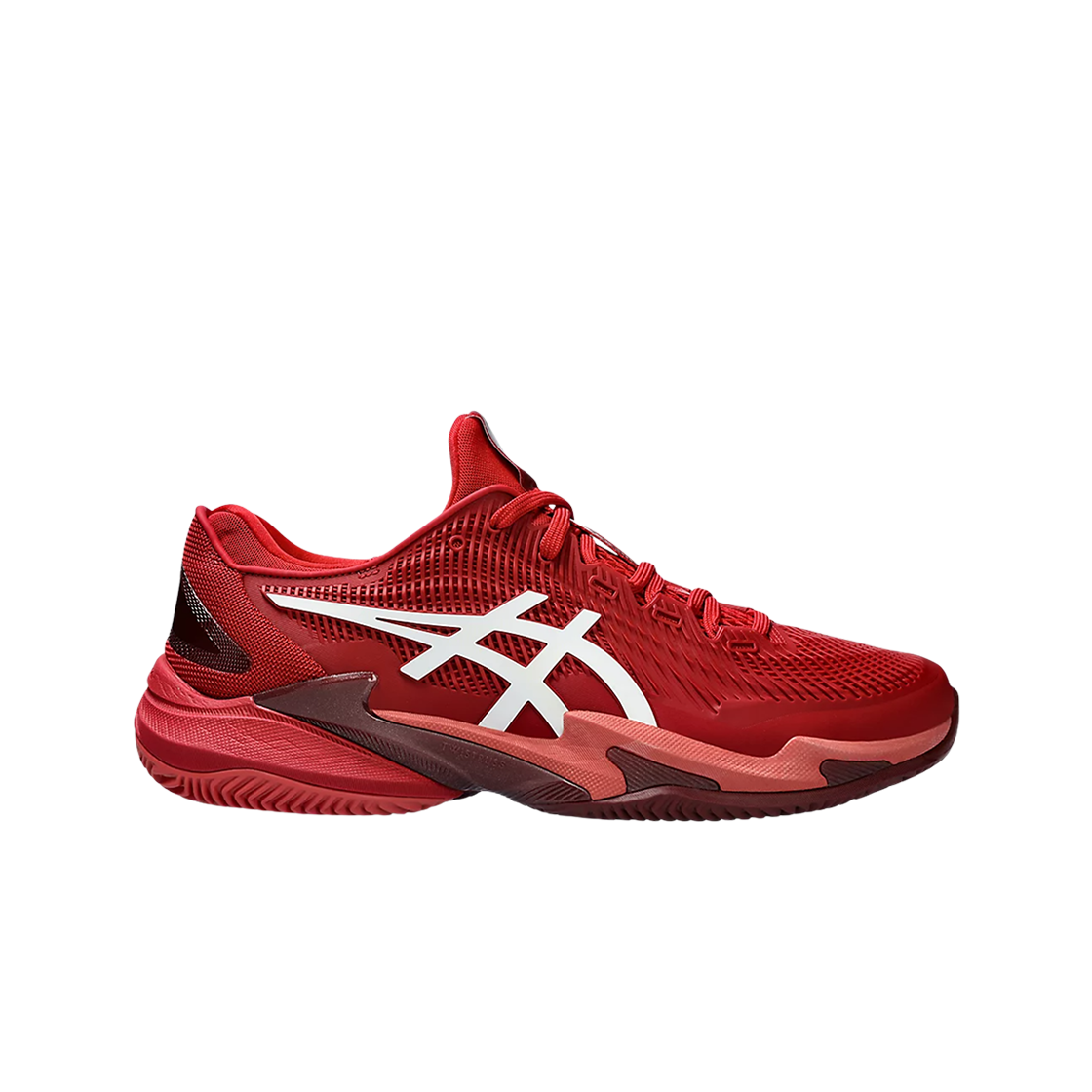 아식스 코트 FF 3 노박 클레이 크랜베리 화이트(Asics Court FF 3 Novak Clay Cranberry White) - 1