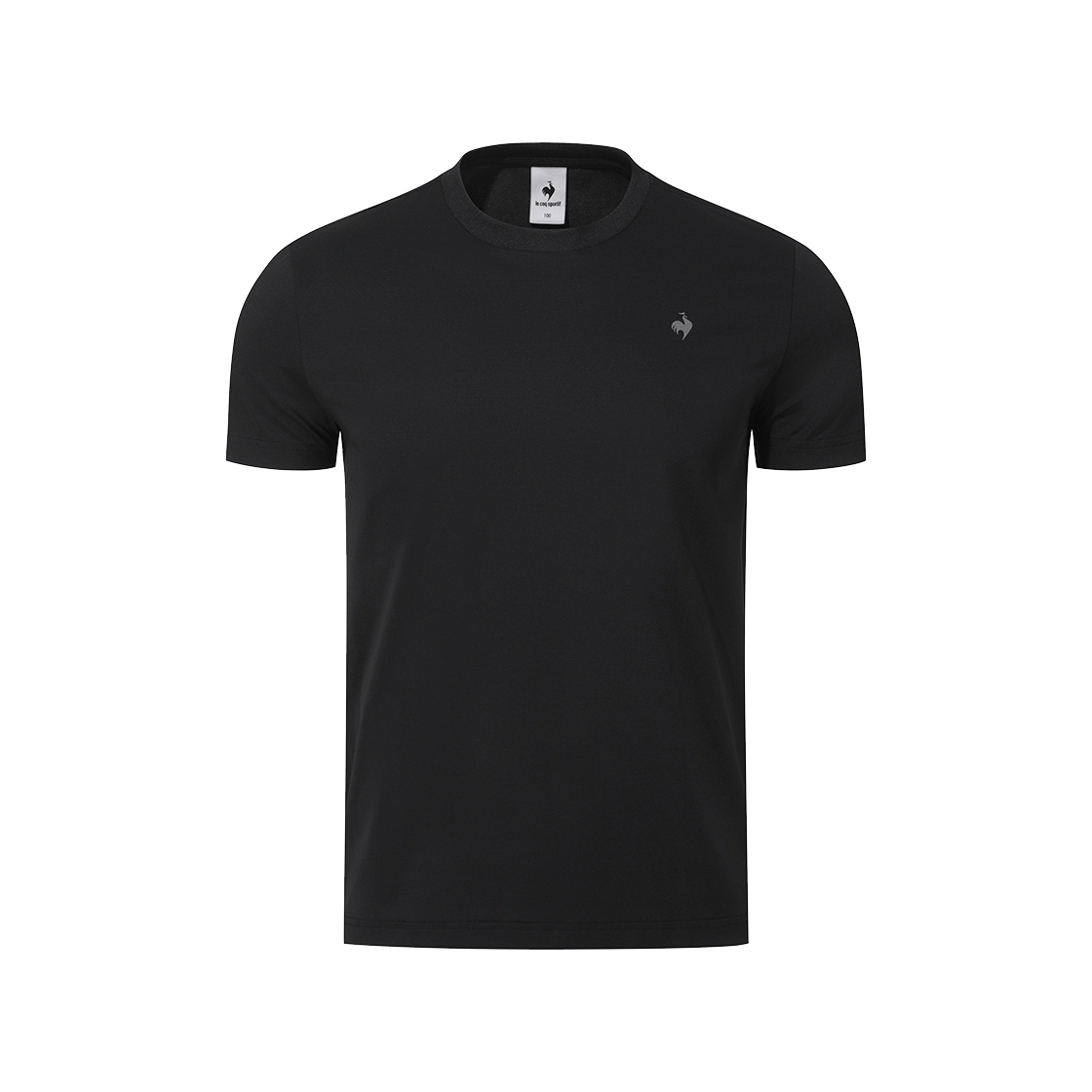 QQ323ERS71_BLK0 le coq sportif Uni Light-Venture Loose Fit Sorona Dual-Flex Short-Sleeve T-Shirt Black