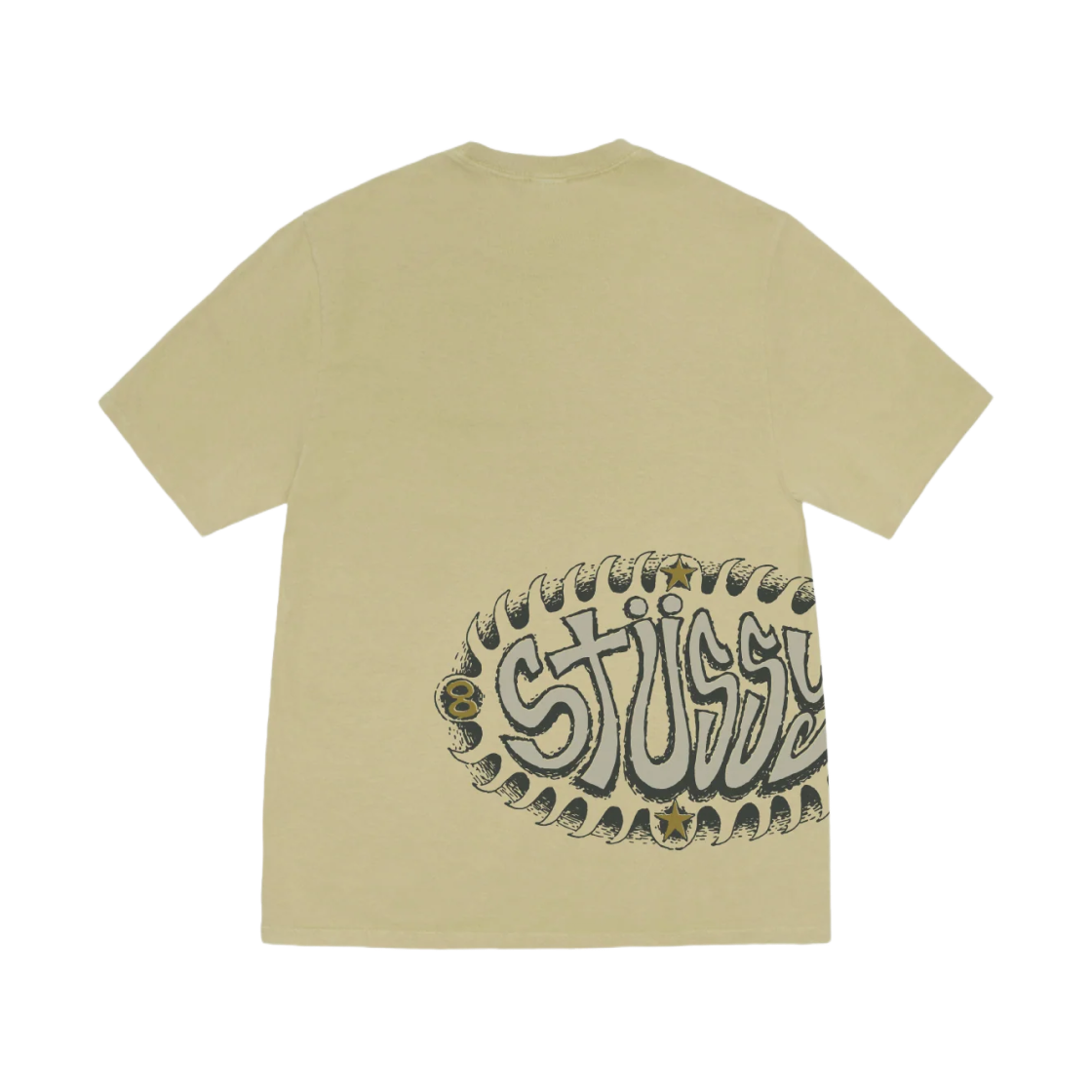 스투시 웨이브 오발 다이드 티셔츠 엘름