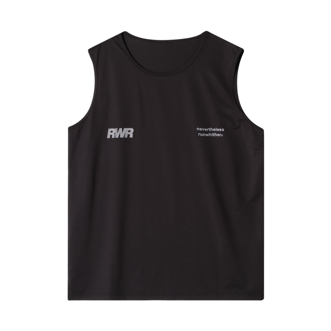 APP0017 runwhither Training Singlet Black - 대표 이미지 #1