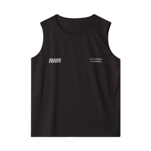 APP0017 runwhither Training Singlet Black