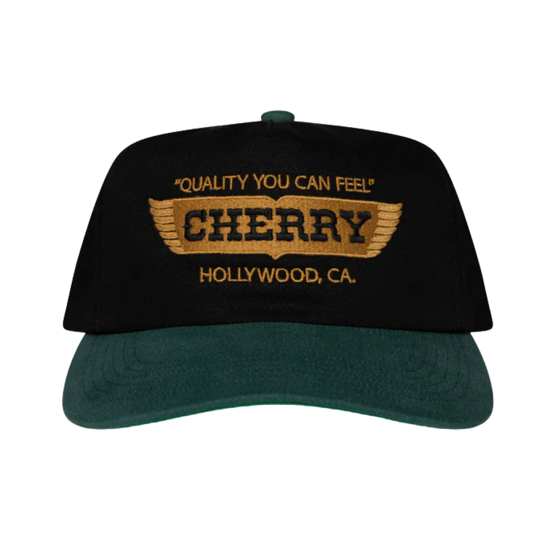 체리 LA 윙스 5 패널 햇 블랙 말라드(Cherry LA Wings 5 Panel Hat Black Mallard)