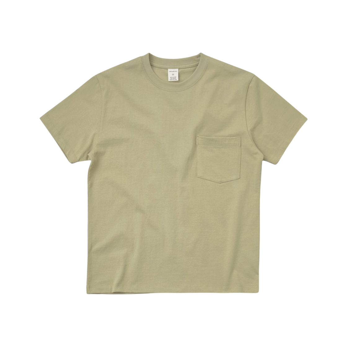 - Khakis Recycle Cotton S/S T-Shirt Light Green