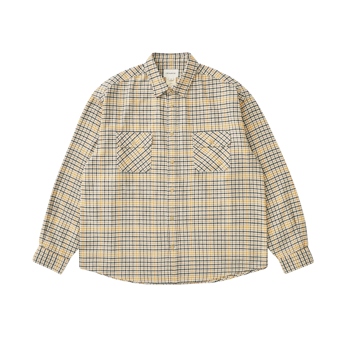 카키스 하우스 체크 셔츠 아이보리(Khakis House Check Shirt Ivory) - 1