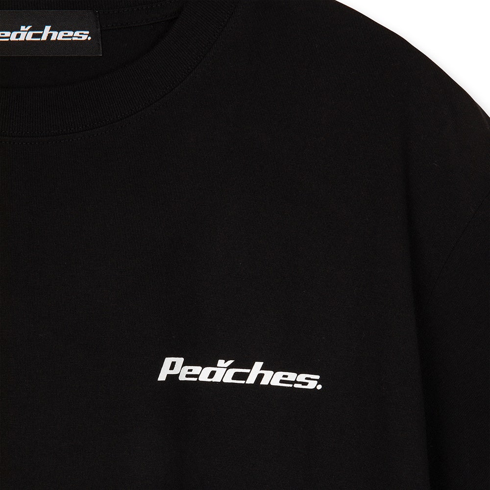 PCS25GXSS002 Peaches. Sprayed Logo S/S Tee Black - #3