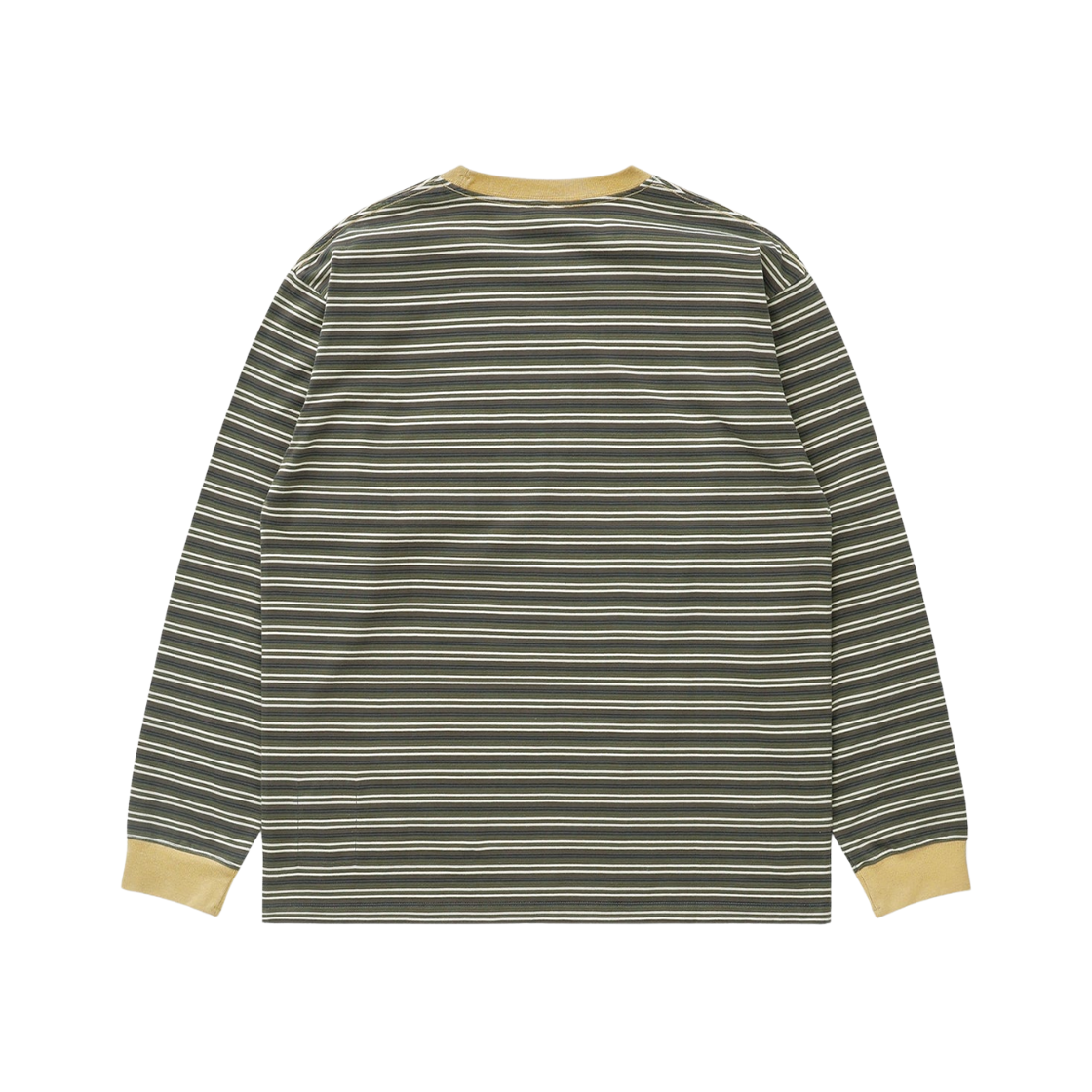 카키스 보더 롱슬리브 티셔츠 바크(Khakis Border L/S T-Shirt Bark) - 2