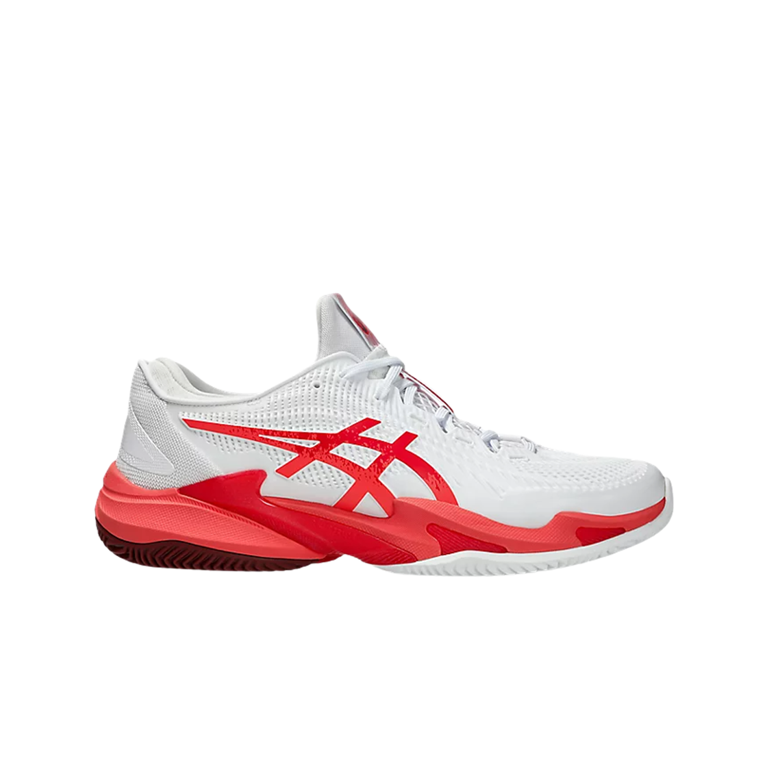 아식스 코트 FF 3 노박 클레이 화이트 일렉트릭 레드(Asics Court FF 3 Novak Clay White Electric Red) - 1