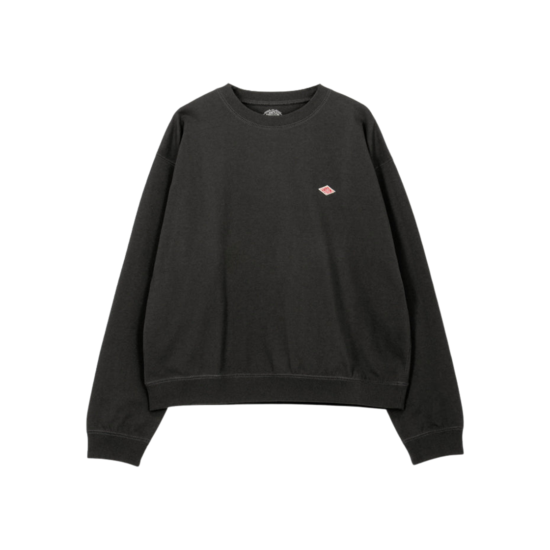 (W) 단톤 롱슬리브 스웨트 티셔츠 콜 그레이((W) Danton Long Sleeve Sweat T-Shirt Coal Grey)