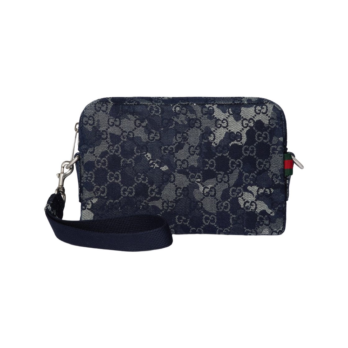 849009-FAE9Z-4046 Gucci GG Denim Small Crossbody Bag Dark Blue GG Denim