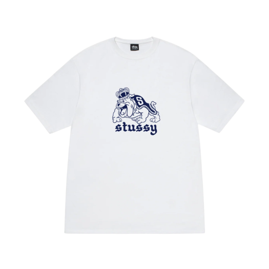 Stussy Bulldog T-Shirt White