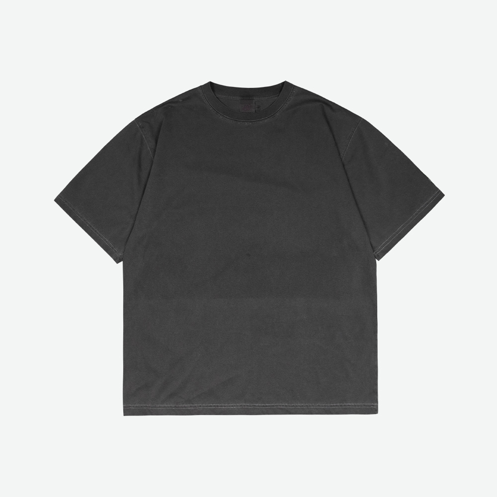 위얼드월드 오버 프린트 피그먼트 티셔츠 그레이(Weird World Over Print Pigment T-shirt GREY) - 3
