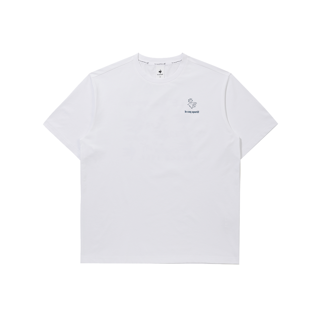 르꼬끄 스포르티브 르꼬끄X275C 유니 빅루스터 반팔티 - 화이트(QQ323XRS73)(le coq sportif LCS x 275c Collaboration Unisex back graphic t-shirts Off-White) - 1