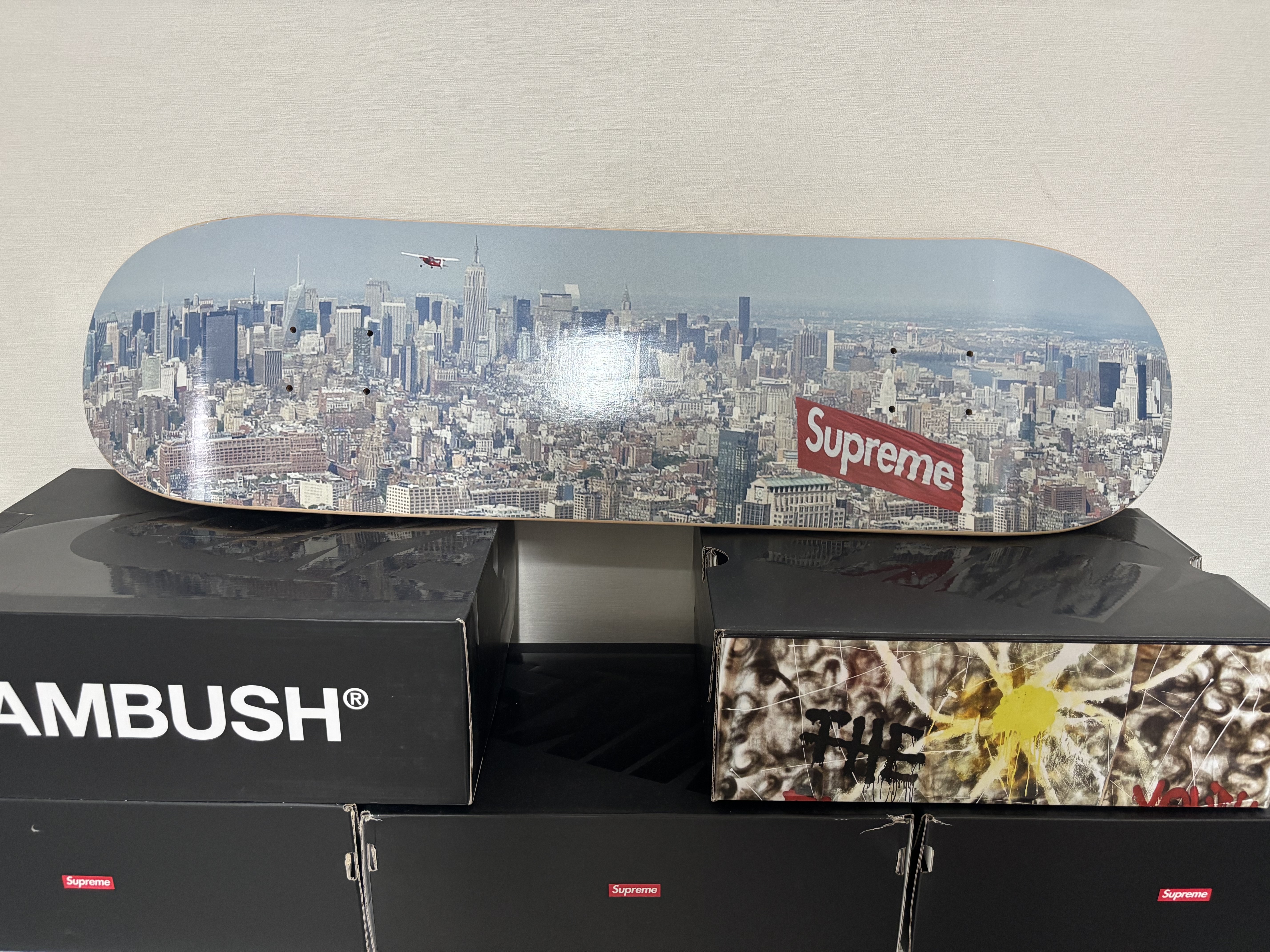 Supreme Aerial Skateboard Deck Multi-Color - 20FW 착용 스타일