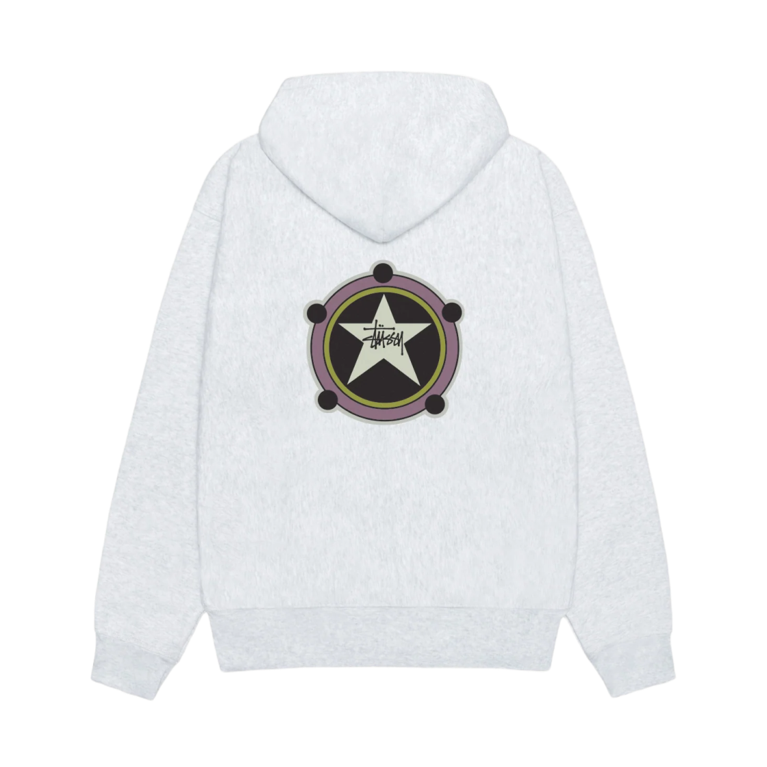 스투시 레인저 집 후드 애쉬 헤더