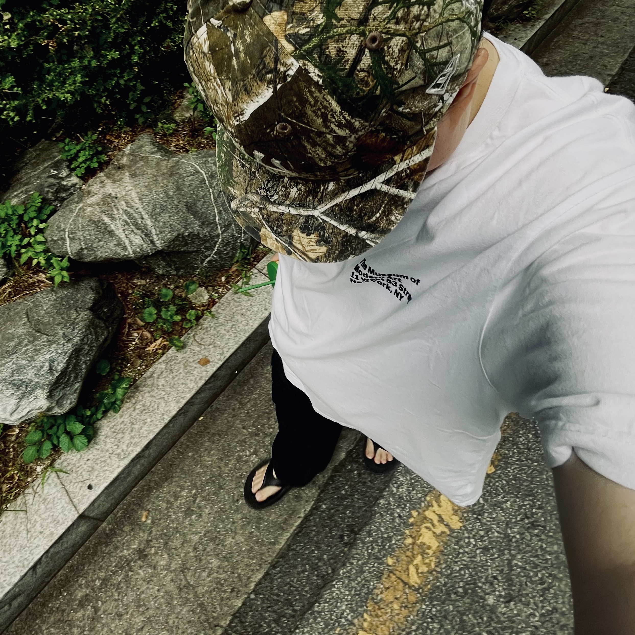 Oofos OOriginal Black, Thisisneverthat x New Era x MLB New York Yankees 59Fifty Retro Crown Cap Realtree 착용 스타일 - 2