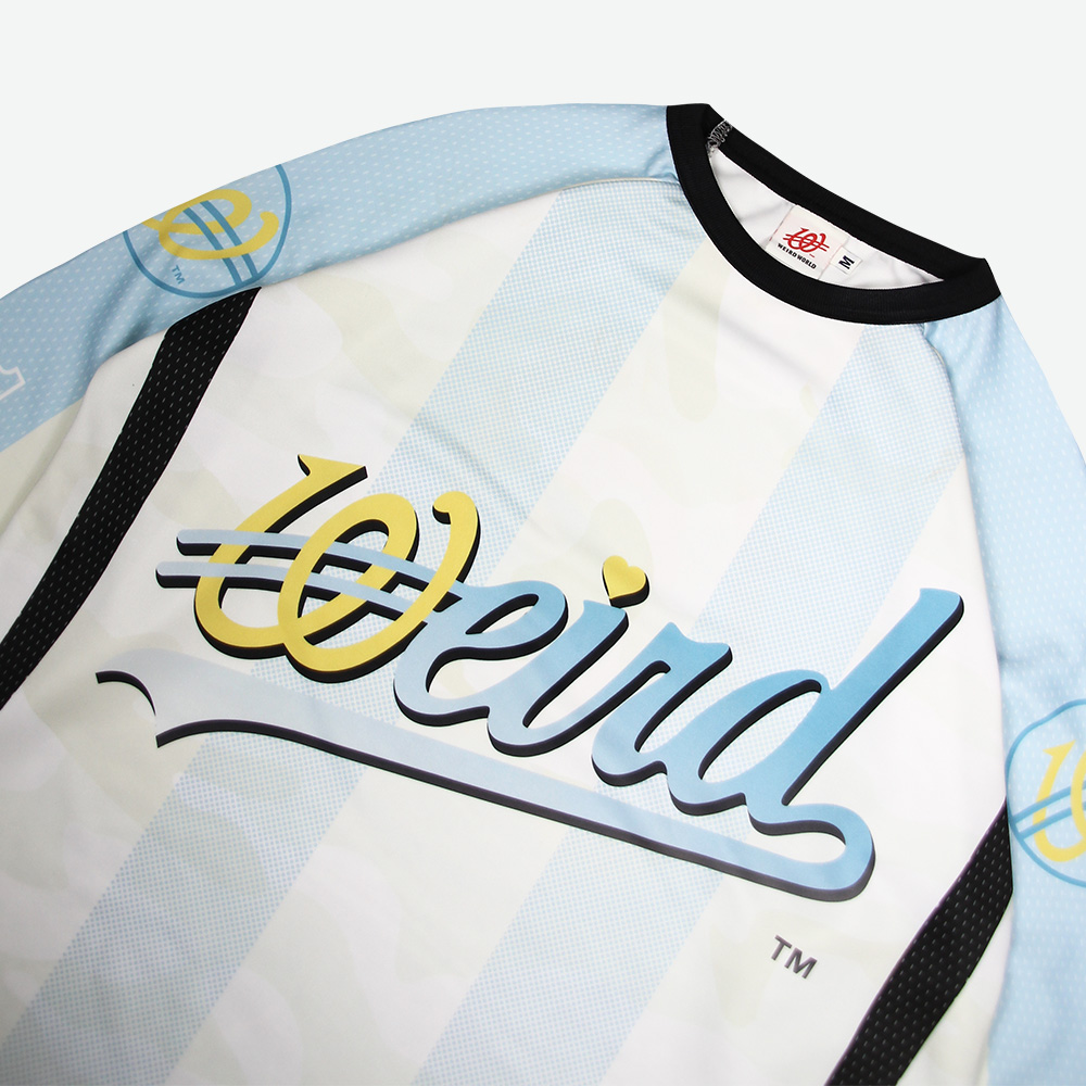 위얼드월드 스타디움 싸커저지 롱슬리브 화이트(Weird World Stadium Soccer Jersey Long Sleeve White) - 3