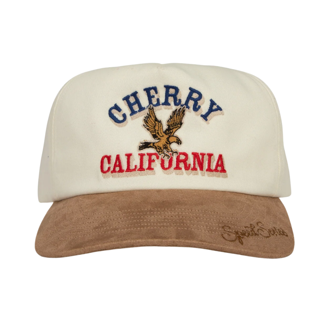 - Cherry LA Speed Series 5 Panel Hat Natural Suede
