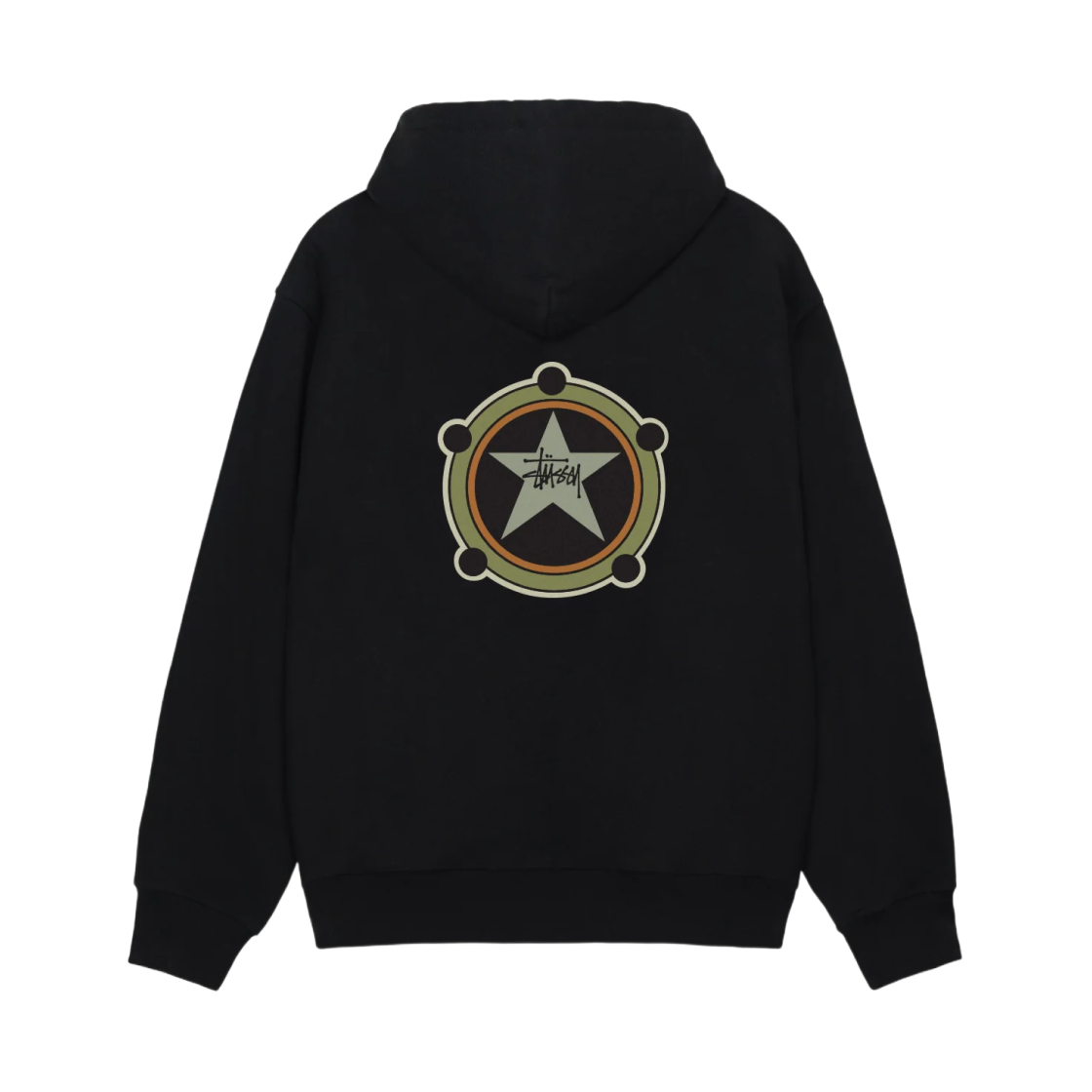 스투시 레인저 집 후드 블랙