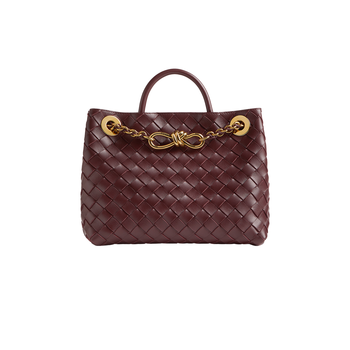 보테가 베네타 스몰 체인 안디아모 매더 브라운(Bottega Veneta Small Chain Andiamo Madder Brown) - 1