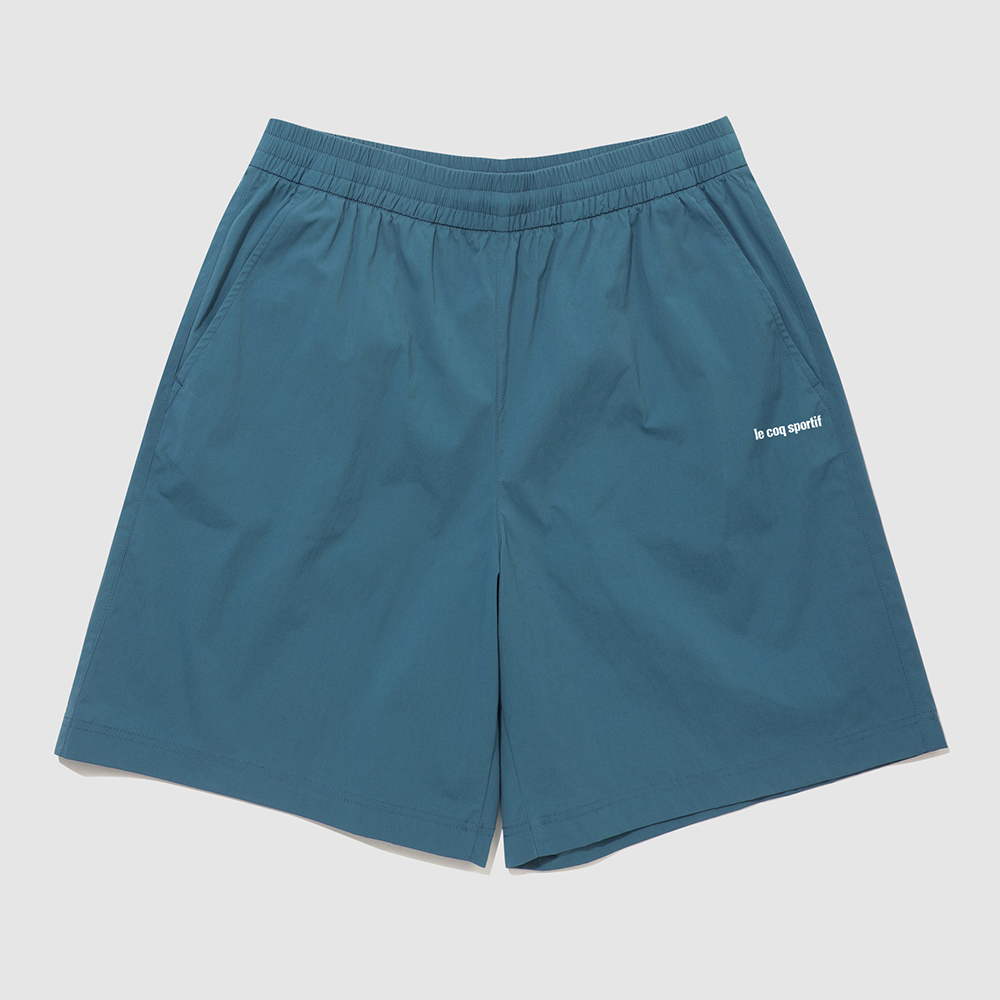 르꼬끄 스포르티브 르꼬끄X275C 루즈핏 4부 숏팬츠 - 그린(QQ323XHP71)(le coq sportif LCS x 275c Collaboration Unisex half-pants Dark Green) - 2