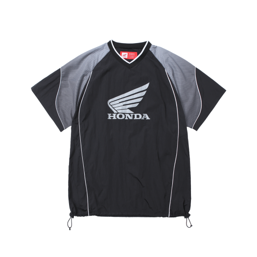 HFM1SS302BBK Honda Speed Track nylon Short sleeve Black