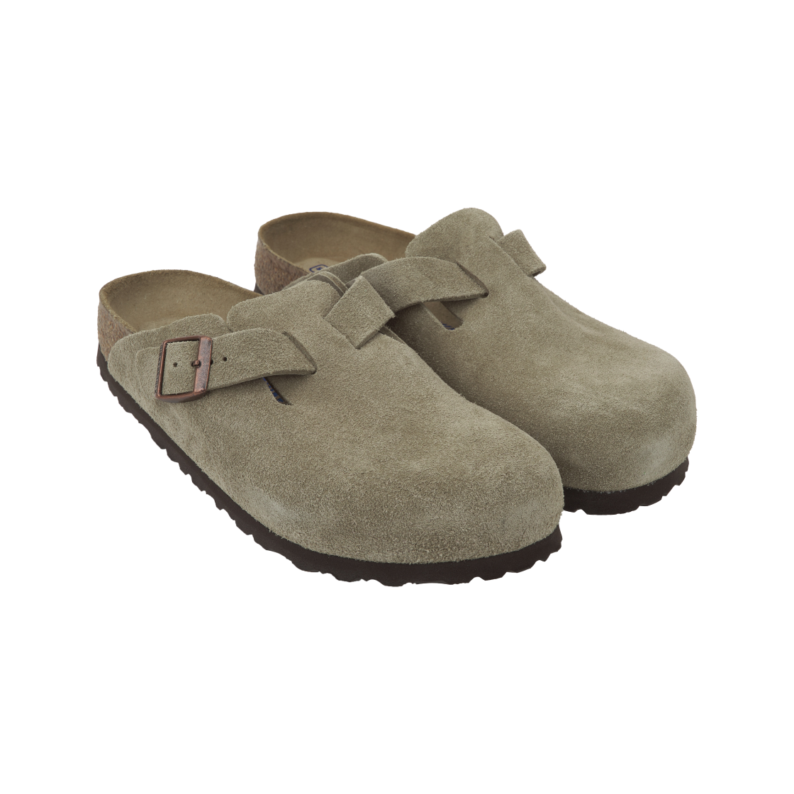 0560773 Birkenstock Boston Soft Footbed Taupe - Narrow - #4