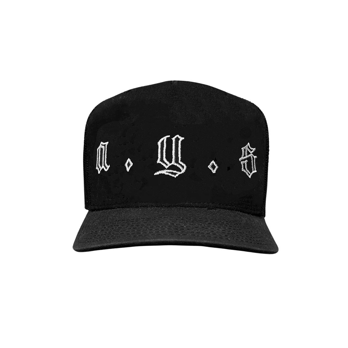 애스크유어셀프 AYS 마크 트러커 캡 블랙(Askyurself AYS Marked Trucker Cap Black)