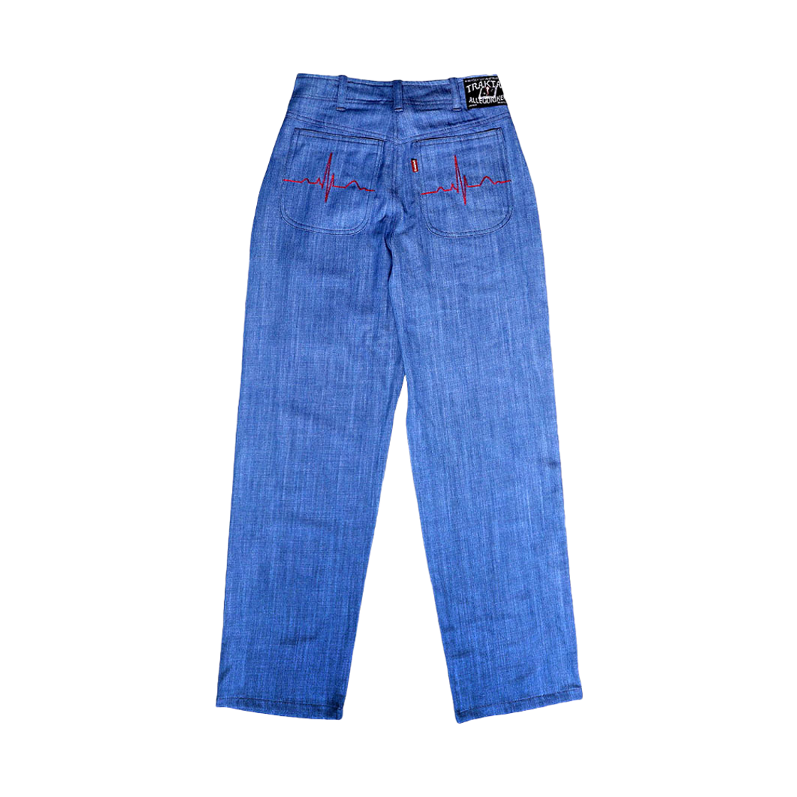 트락타트 심전도 그래프 체인 스티치 데님 팬츠 써머 블루(Traktat E.C.G. Chain Stitch Denim Pants Summer Blue) - 2