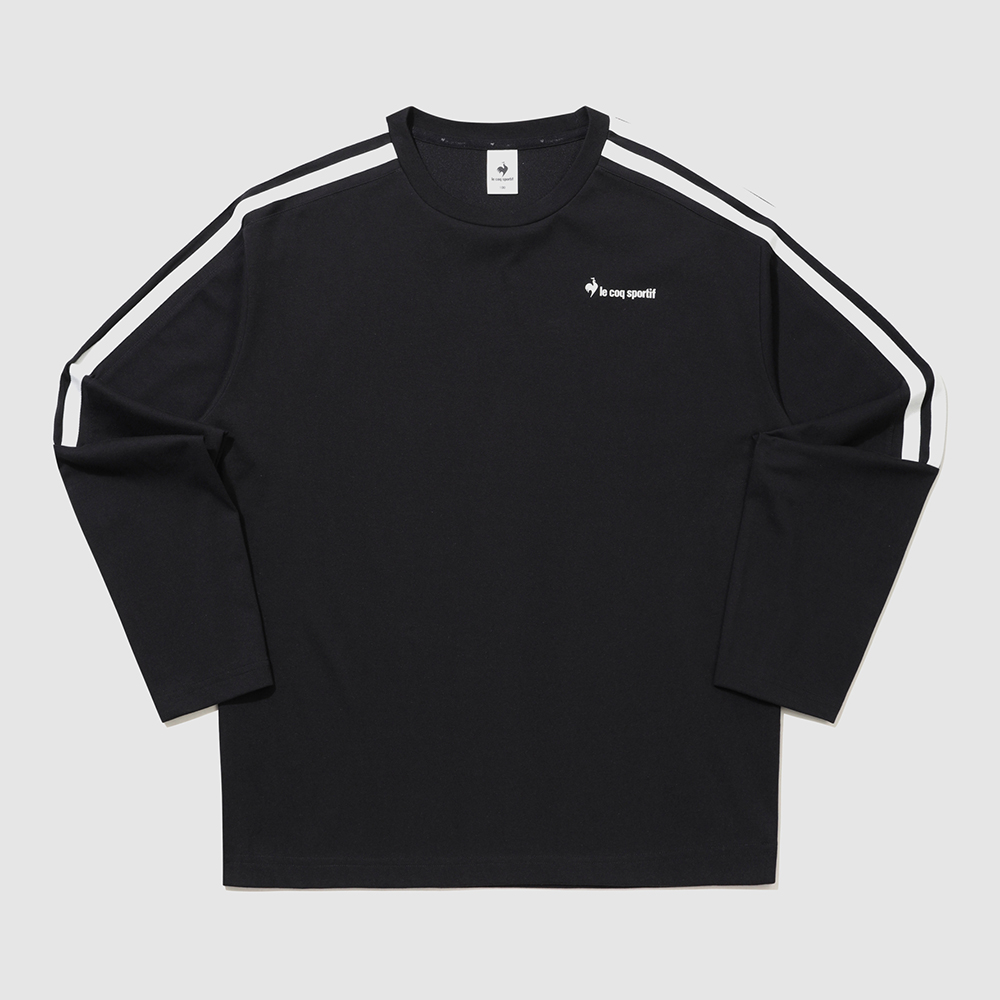 르꼬끄 스포르티브 유니 선데이 루즈 긴팔티셔츠 - 블랙(QQ323LRL82)(le coq sportif Unisex Sunday Loose Long-Sleeve T-Shirt Black) - 2