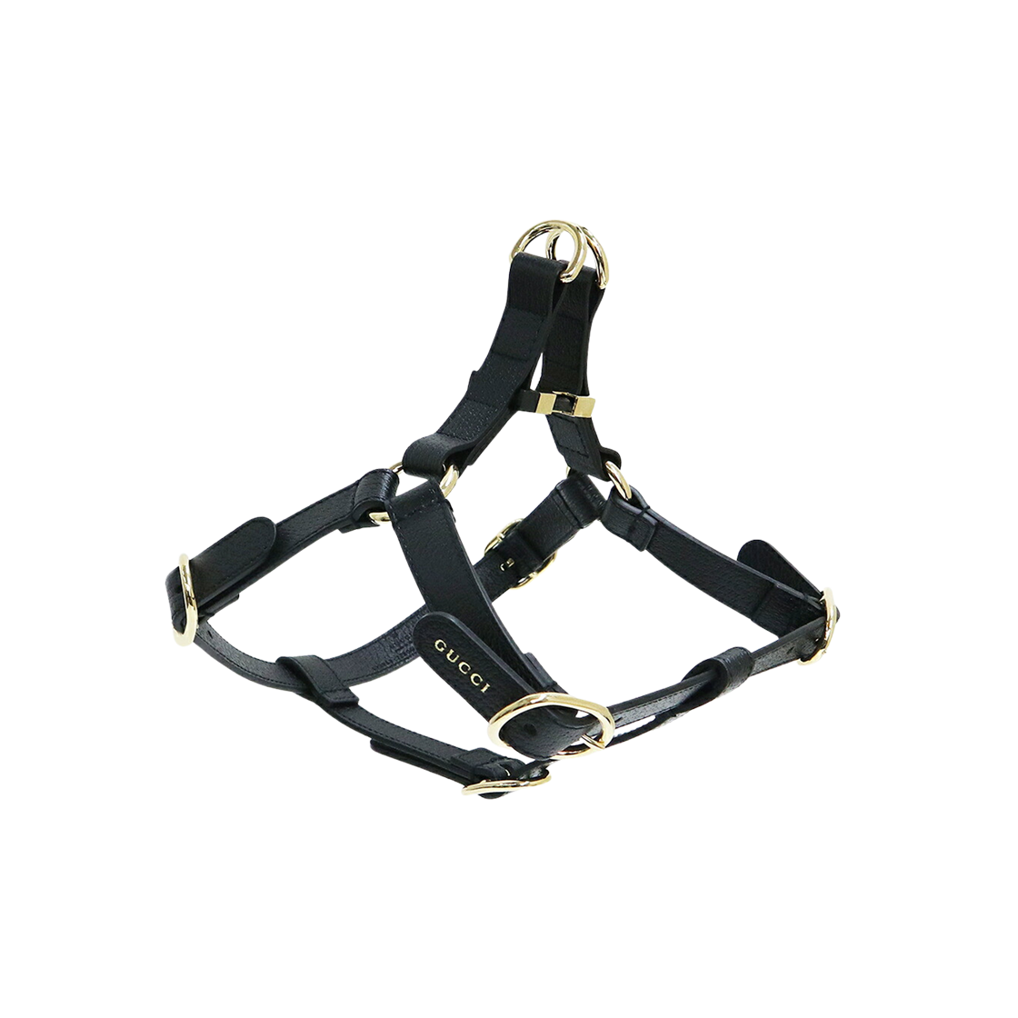 구찌 레더 펫 하네스 블랙(Gucci Leather Pet Harness Black)